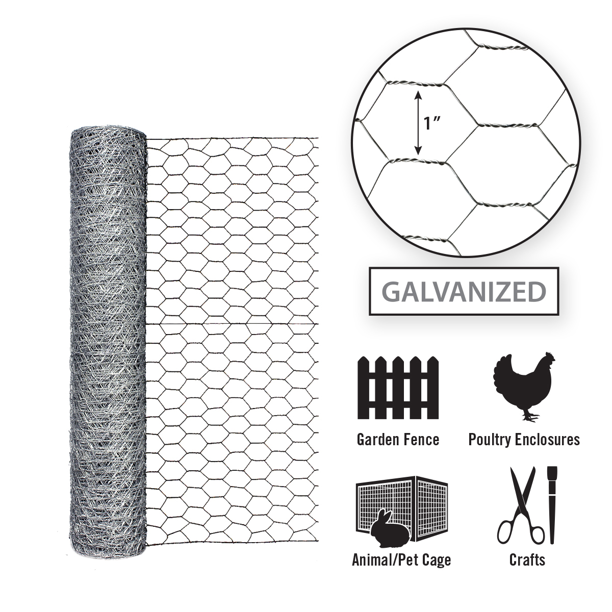 Grillage hexagonal galvanisé à prix d'usine compétitif