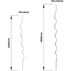 Support de piquets en spirale de tomate en fil métallique en spirale